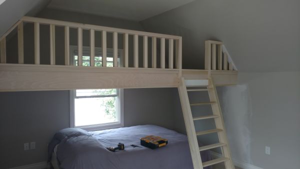 Custom fabricated loft